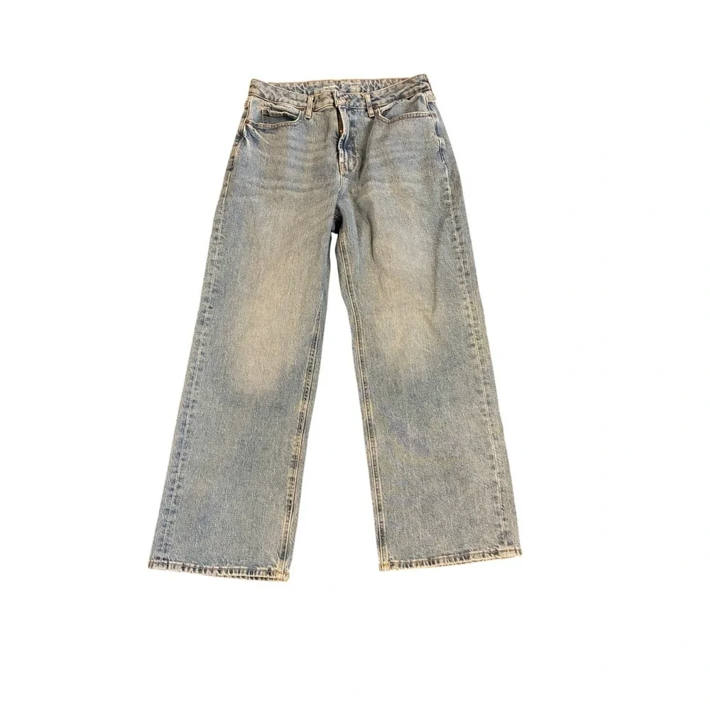 Old Navy Curvy Extra High-Waisted‎ Sky-Hi Wide-Leg Jeans Size 10 Petite NWT
